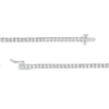 Thumbnail Image 3 of 10.00 CT. T.W. Certified Lab-Grown Diamond Tennis Necklace in 14K White Gold (F/SI2) - 16"