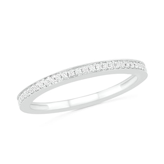 0.37 CT. T.W. Princess-Cut Diamond Double Frame Bridal Set in 10K White Gold