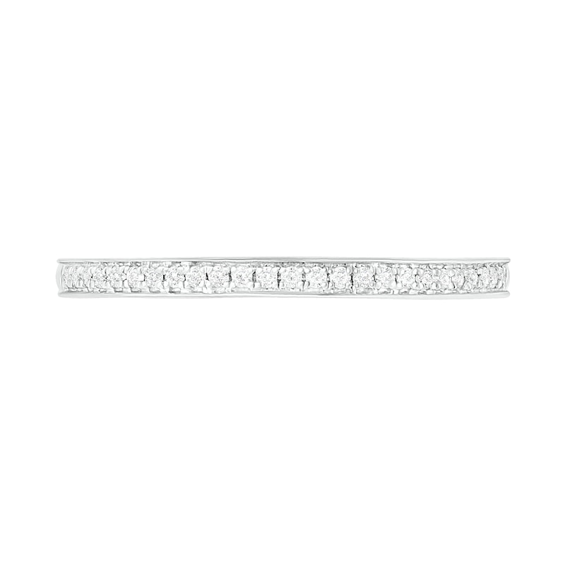 0.37 CT. T.W. Princess-Cut Diamond Double Frame Bridal Set in 10K White Gold