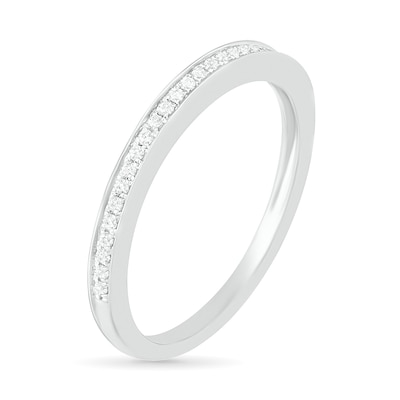 0.37 CT. T.W. Princess-Cut Diamond Double Frame Bridal Set in 10K White Gold