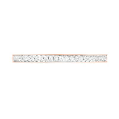 0.37 CT. T.W. Princess-Cut Diamond Double Frame Bridal Set in 10K Rose Gold