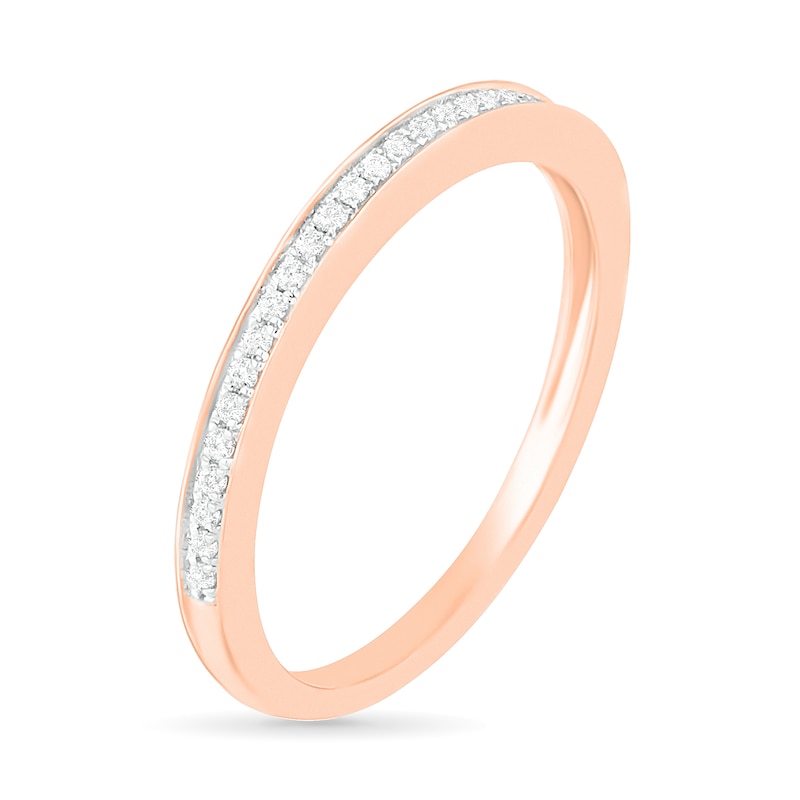 0.37 CT. T.W. Princess-Cut Diamond Double Frame Bridal Set in 10K Rose Gold