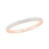 Thumbnail Image 6 of 0.37 CT. T.W. Princess-Cut Diamond Double Frame Twist Shank Bridal Set in 10K Rose Gold