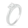 Thumbnail Image 6 of 0.29 CT. T.W. Princess-Cut Diamond Frame Vintage-Style Bridal Set in 10K White Gold