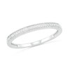 Thumbnail Image 7 of 0.29 CT. T.W. Princess-Cut Diamond Frame Vintage-Style Bridal Set in 10K White Gold