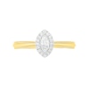 Thumbnail Image 4 of 0.29 CT. T.W. Marquise Diamond Frame Vintage-Style Bridal Set in 10K Gold