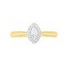 Thumbnail Image 5 of 0.29 CT. T.W. Marquise Diamond Frame Vintage-Style Bridal Set in 10K Gold