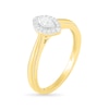 Thumbnail Image 5 of 0.29 CT. T.W. Marquise Diamond Frame Vintage-Style Bridal Set in 10K Gold