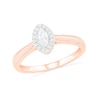 Thumbnail Image 4 of 0.29 CT. T.W. Marquise Diamond Frame Vintage-Style Bridal Set in 10K Rose Gold