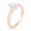 Thumbnail Image 6 of 0.29 CT. T.W. Marquise Diamond Frame Vintage-Style Bridal Set in 10K Rose Gold