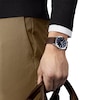 Thumbnail Image 2 of Men's Tissot Gentleman Strap Watch with Blue Dial (Model: T127.410.16.041.00)