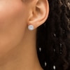 Thumbnail Image 1 of 1.50 CT. T.W. Diamond Frame Stud Earrings in 10K White Gold (I/I3)