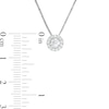 Thumbnail Image 2 of 0.25 CT. T.W. Diamond Frame Pendant in 10K White Gold