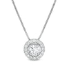Thumbnail Image 1 of 0.50 CT. T.W. Diamond Frame Pendant in 10K White Gold