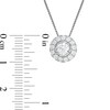 Thumbnail Image 3 of 0.75 CT. T.W. Diamond Frame Pendant in 10K White Gold