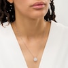 Thumbnail Image 2 of 1.25 CT. T.W. Diamond Frame Pendant in 10K White Gold