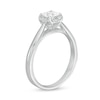 Thumbnail Image 2 of 0.62 CT. T.W. Princess-Cut Diamond Frame Engagement Ring in 14K White Gold (I/I2)