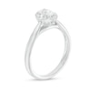 Thumbnail Image 1 of 0.62 CT. T.W. Oval Diamond Frame Engagement Ring in 14K White Gold (I/I2)