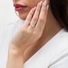 Thumbnail Image 2 of 0.62 CT. T.W. Diamond Frame Engagement Ring in 14K White Gold (I/I2)