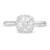 Thumbnail Image 3 of 1.20 CT. T.W. Diamond Frame Engagement Ring in 14K White Gold (I/I2)