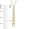 Thumbnail Image 4 of Marilyn Monroe™ Collection  0.95 CT. T.W. Journey Diamond Pendant in 10K Gold