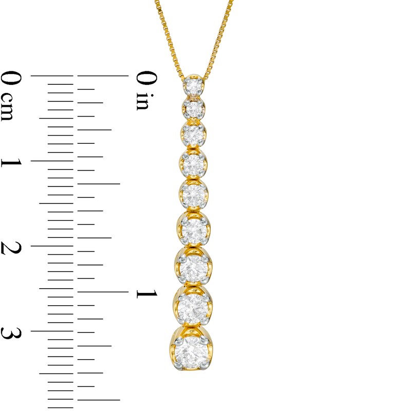 Marilyn Monroeâ¢ Collection  0.95 CT. T.W. Journey Diamond Pendant in 10K Gold