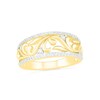 Thumbnail Image 0 of 0.23 CT. T.W. Diamond Open Filigree Vine Ring in 10K Gold
