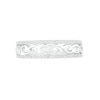 Thumbnail Image 2 of 0.18 CT. T.W. Diamond Open Scrollwork Ring in Sterling Silver