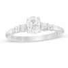 Thumbnail Image 0 of Vera Wang Love Collection 0.58 CT. T.W. Oval Diamond Engagement Ring in 14K White Gold