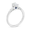 Thumbnail Image 2 of Vera Wang Love Collection 0.58 CT. T.W. Oval Diamond Engagement Ring in 14K White Gold