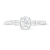 Thumbnail Image 3 of Vera Wang Love Collection 0.58 CT. T.W. Oval Diamond Engagement Ring in 14K White Gold