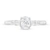 Thumbnail Image 4 of Vera Wang Love Collection 0.58 CT. T.W. Oval Diamond Engagement Ring in 14K White Gold