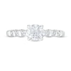 Thumbnail Image 4 of Vera Wang Love Collection 0.95 CT. T.W. Diamond Engagement Ring in 14K White Gold