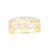 Thumbnail Image 0 of 0.29 CT. T.W. Diamond Ornate Vine Ring in 10K Gold