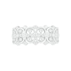 Thumbnail Image 2 of 0.69 CT. T.W. Diamond Scallop Shank Ring in 10K White Gold