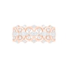 Thumbnail Image 2 of 0.69 CT. T.W. Diamond Scallop Shank Ring in 10K Rose Gold