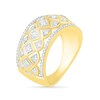 Thumbnail Image 2 of 0.45 CT. T.W. Diamond Ornate Quilt Ring in 10K Gold