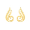 Thumbnail Image 0 of Open Flame Drop Earrings in 10K Gold