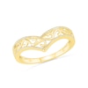 Thumbnail Image 0 of Filigree Vintage-Style Chevron Ring in 10K Gold