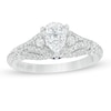 Thumbnail Image 0 of Vera Wang Love Collection 1.45 CT. T.W. Certified Pear-Shaped Diamond Engagement Ring in 14K White Gold (I/SI2)
