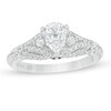 Thumbnail Image 0 of Vera Wang Love Collection 1.45 CT. T.W. Certified Pear-Shaped Diamond Engagement Ring in 14K White Gold (I/SI2)