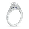 Thumbnail Image 2 of Vera Wang Love Collection 1.45 CT. T.W. Certified Oval Diamond Engagement Ring in 14K White Gold (I/SI2)
