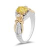 Collector's Edition Enchanted Disney Beauty and the Beast 30th Anniversary Quartz and Diamond Ring in Sterling Silver