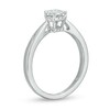Thumbnail Image 3 of 0.37 CT. T.W. Princess-Cut Diamond Solitaire Tapered Shank Engagement Ring in 10K White Gold