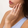 Thumbnail Image 1 of 0.37 CT. T.W. Diamond Hidden Frame Engagement Ring in 10K White Gold