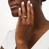 Thumbnail Image 1 of 0.37 CT. T.W. Princess-Cut Diamond Hidden Frame Engagement Ring in 10K White Gold