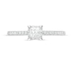 Thumbnail Image 3 of 0.37 CT. T.W. Princess-Cut Diamond Hidden Frame Engagement Ring in 10K White Gold