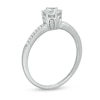 Thumbnail Image 2 of 0.45 CT. T.W. Diamond Scalloped Setting Engagement Ring in 10K White Gold