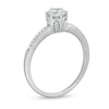 Thumbnail Image 3 of 0.45 CT. T.W. Diamond Scalloped Setting Engagement Ring in 10K White Gold