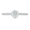 Thumbnail Image 3 of 0.45 CT. T.W. Diamond Scalloped Setting Engagement Ring in 10K White Gold